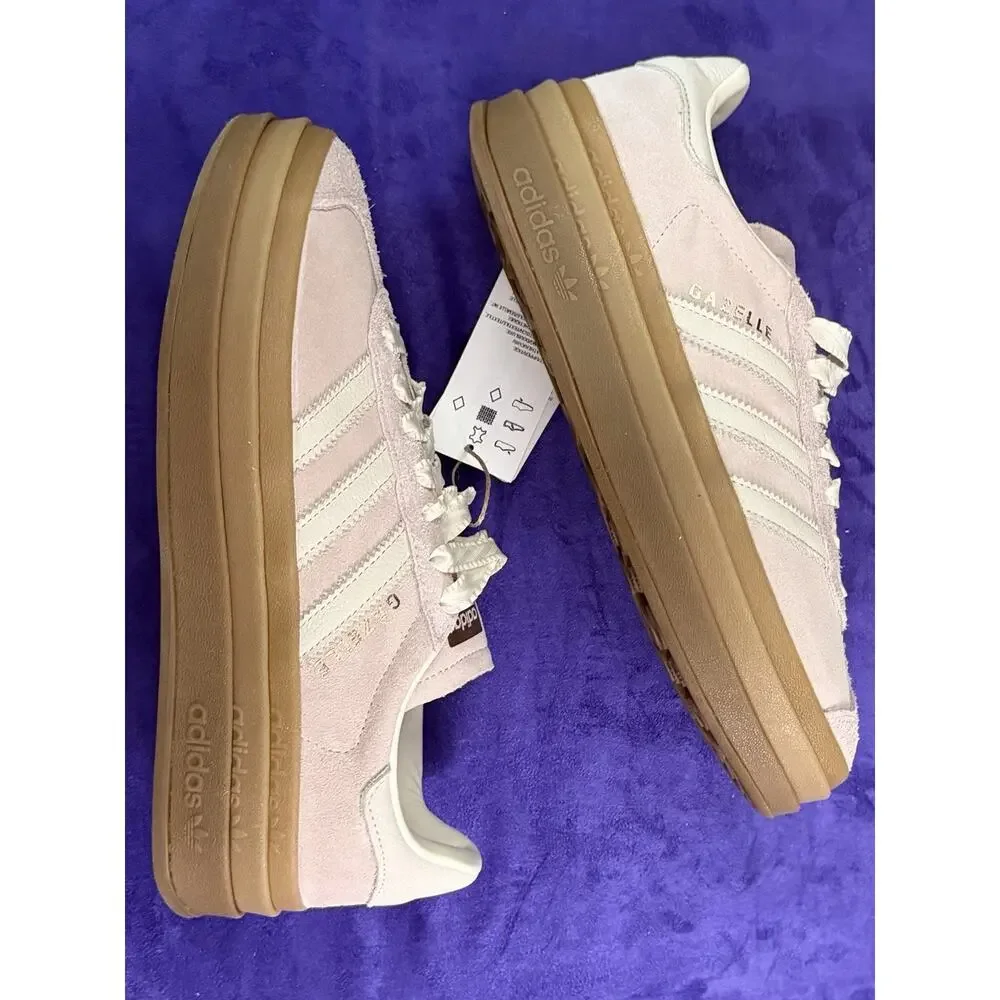 Adidas Gazelle Bold Womens Platform Suede Sneakers Brand New NIB Pink - Picture 6 of 10